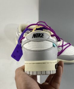 off white x nike dunk low E2809C28 of 50E2809D sailneutral greyhyper violet for sale 9npmw