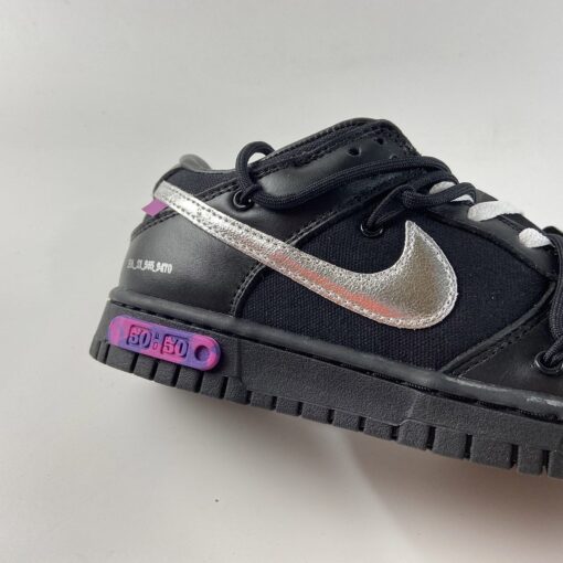 off white x nike dunk low E2809Cthe 50E2809D black silver for sale rnege