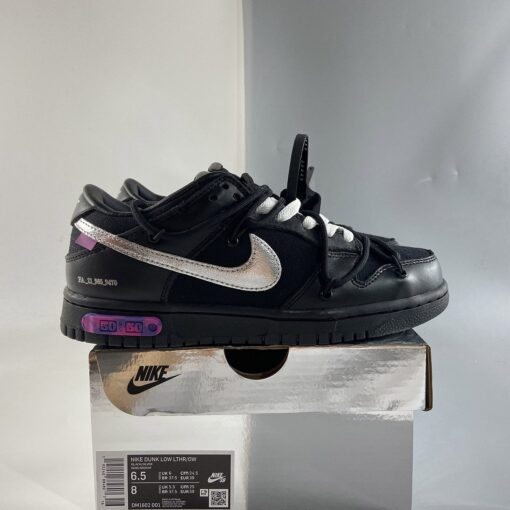 off white x nike dunk low E2809Cthe 50E2809D black silver for sale sr8yy