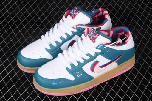 parra x nike sb dunk low E2809Cfriends and familyE2809D midnight turquoisepink rose