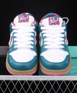 parra x nike sb dunk low E2809Cfriends and familyE2809D midnight turquoisepink rose wmlfa