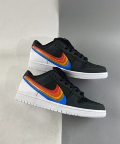 polaroid x nike sb dunk low black multi color for sale cleep