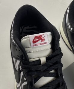 quartersnacks x nike sb dunk low E2809CzebraE2809D blackwhite for sale jbkqb