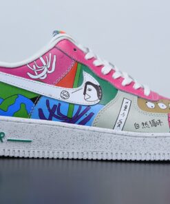 ruohan wang x nike air force 1 low white multi for sale 25ptc