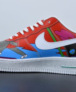 ruohan wang x nike air force 1 low white multi for sale lkz3k