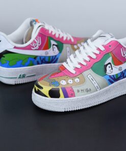 ruohan wang x nike air force 1 low white multi for sale vsurr