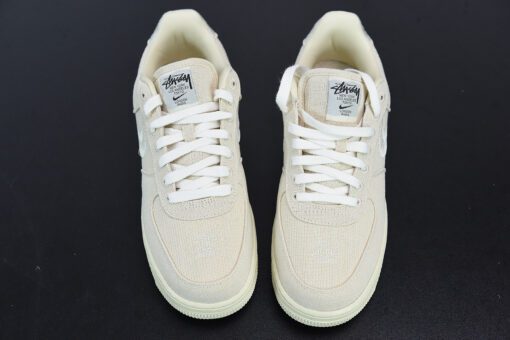 stussy x nike air force 1 low fossil stone for sale nsetc