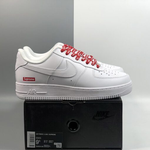 supreme x nike air force 1 low white for sale g3jzh