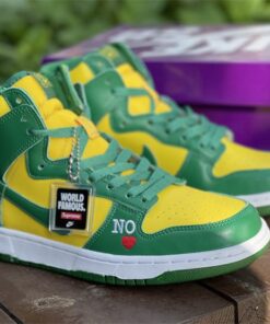 supreme x nike sb dunk high E2809Cby any means brazilE2809D yellow green for sale 6d9um