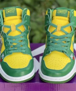 supreme x nike sb dunk high E2809Cby any means brazilE2809D yellow green for sale drnjw