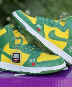 supreme x nike sb dunk high E2809Cby any means brazilE2809D yellow green for sale iic5q