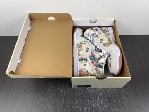 supreme x nike sb dunk high rammellzee white multi color for sale 8kajc