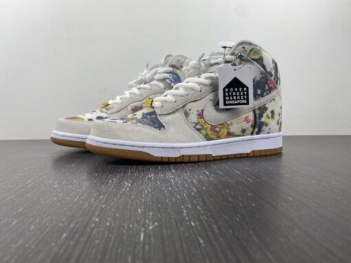 supreme x nike sb dunk high rammellzee white multi color for sale m7ybt