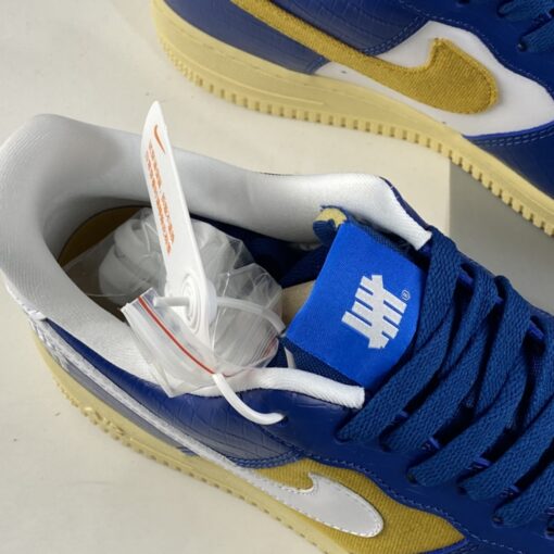 undefeated x nike air force 1 E2809C5 on itE2809D blueyellow for sale kquhk