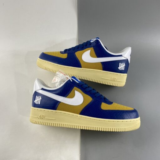 undefeated x nike air force 1 E2809C5 on itE2809D blueyellow for sale prubk