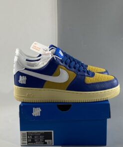 undefeated x nike air force 1 E2809C5 on itE2809D blueyellow for sale vjlks