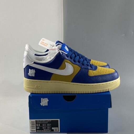 undefeated x nike air force 1 E2809C5 on itE2809D blueyellow for sale vjlks