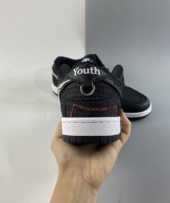 wasted youth x nike sb dunk low blackuniversity red white for sale cpyts