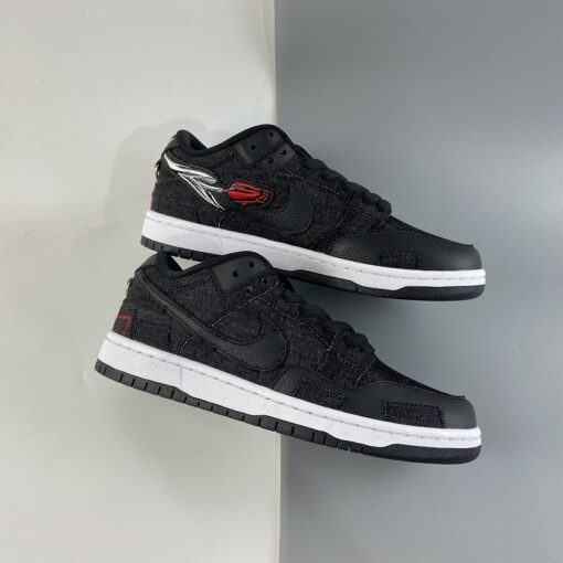 wasted youth x nike sb dunk low blackuniversity red white for sale ee3zd