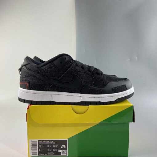 wasted youth x nike sb dunk low blackuniversity red white for sale