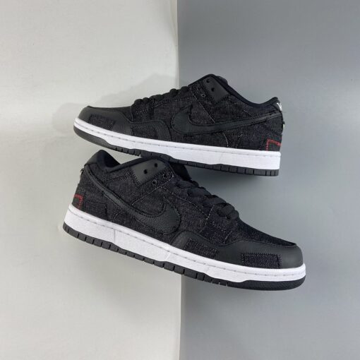 wasted youth x nike sb dunk low blackuniversity red white for sale