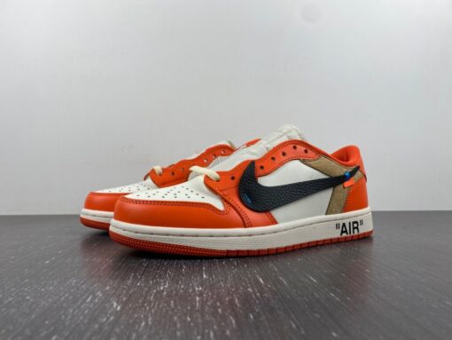 zach lavine x custom off white2623x2122 x air jordan 1 low starfish for sale ppke6